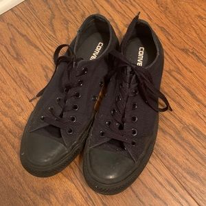 All Black Converse